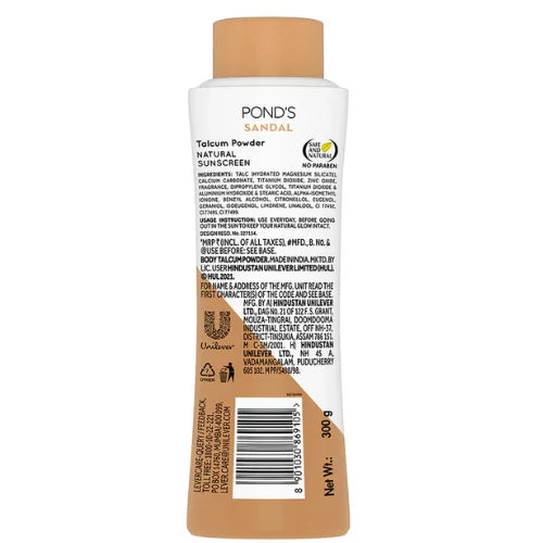 POND’S SANDAL TALC POWDER (300GM) POND’S SANDAL TALC POWDER (300GM)